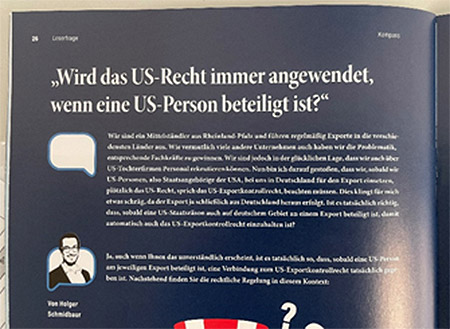 Kompass − Der Wegweiser für Exportweltmeister