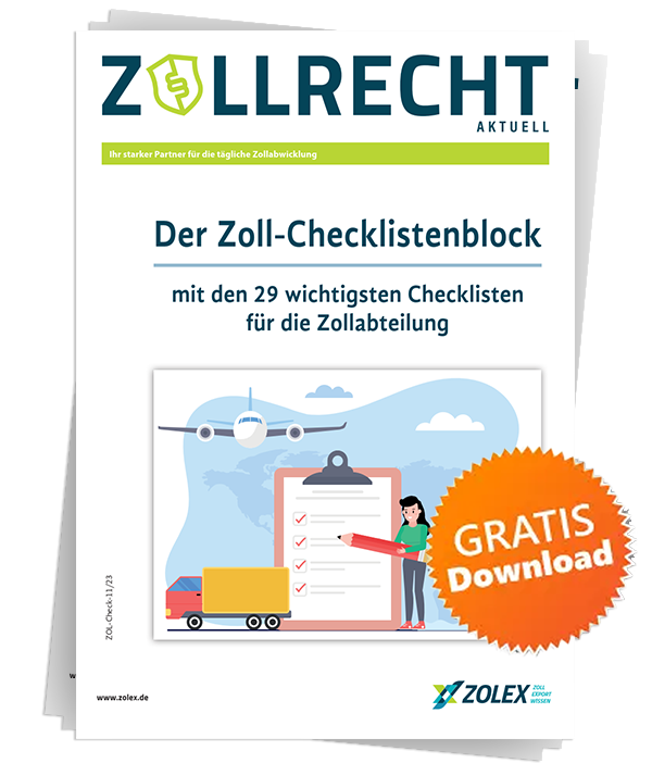 ZOLLRECHT AKTUELL